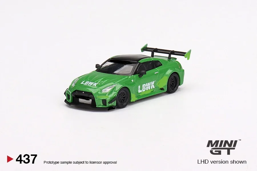 

МОДЕЛИ TSM MINIGT # 437 1:64 NISSAN 35GT-RR Ver 2 LB-Silhouette WORKS GT Литая под давлением модель гоночного автомобиля Детские игрушки в подарок