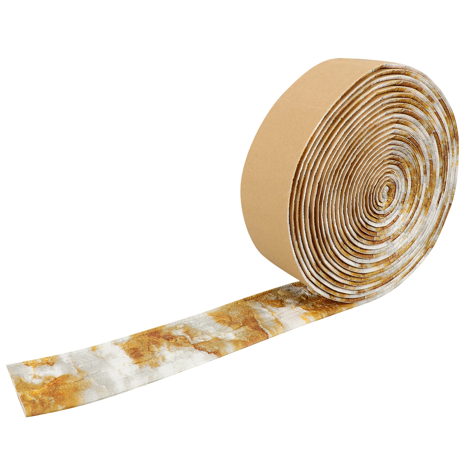 

10M 3D Stereoscopic Self Adhesive Waists Line Baseboard Border Thickened Wall Sticker Durable Decorative Kitchen Bathroom Foam