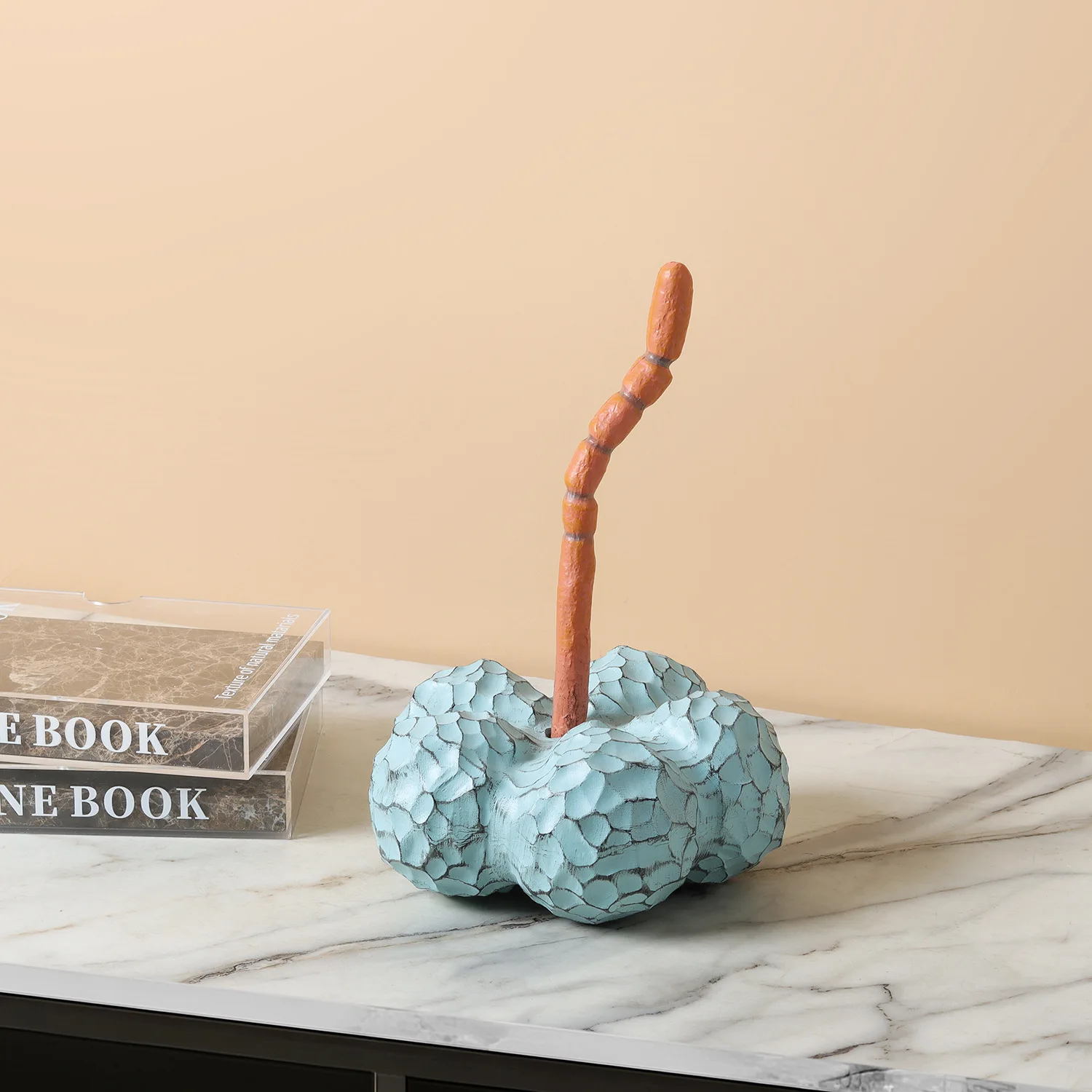 

Resin abstract pumpkin-shaped ornaments home model room bedside table desk TV cabinet wine cabinet entrance decoration