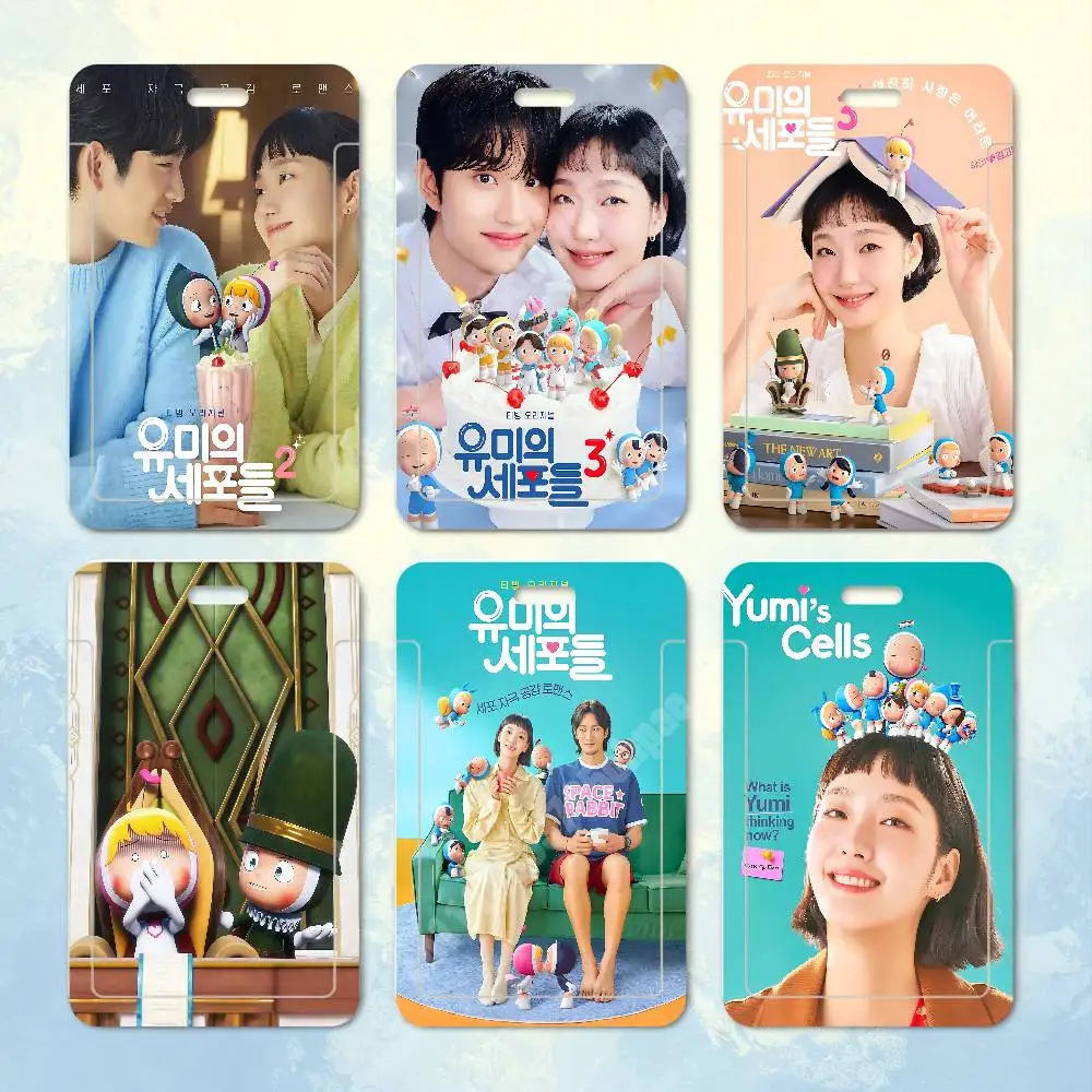 Kdrama Y-Yumi's C-Cell-S Plastic Card Holder Worker ID Card Clear Transparent Employee Visitor Pass