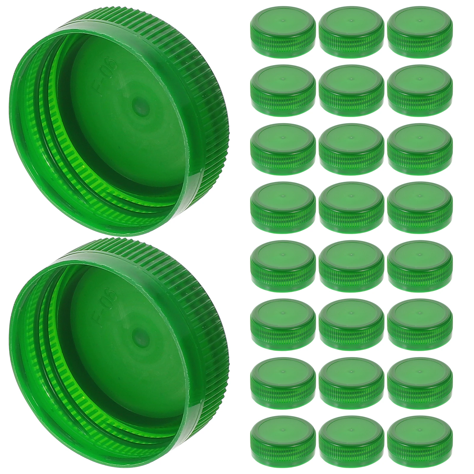 

100 Pcs Plastic Bottle for Crafts Caps Reusable Juice Accessories Seal