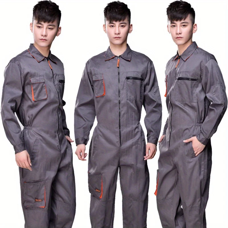 

Auto Shop One-piece Suit Uniform Labor Protection Suit Auto Repair Suit Mechanic Dustproof Suit Work Suit Set