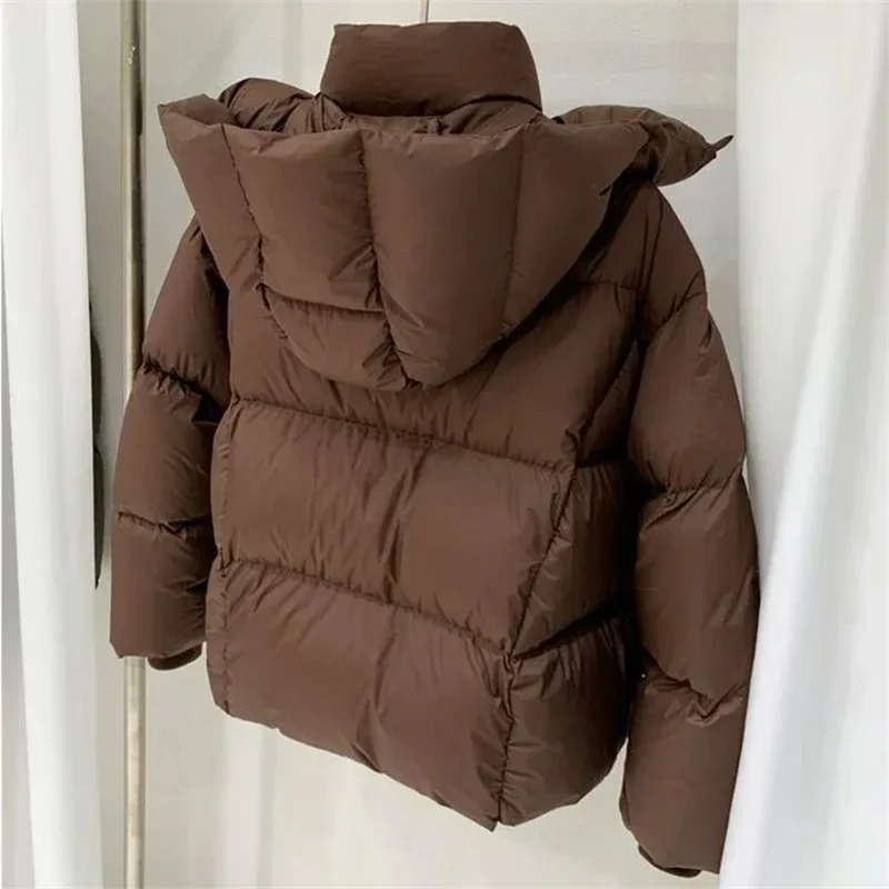 New 2024 Parkas Women Winter Down Cotton Jacket Coat Ladies Hooded Outwear Parka Thick Cotton Padded Female Overcoat Tops