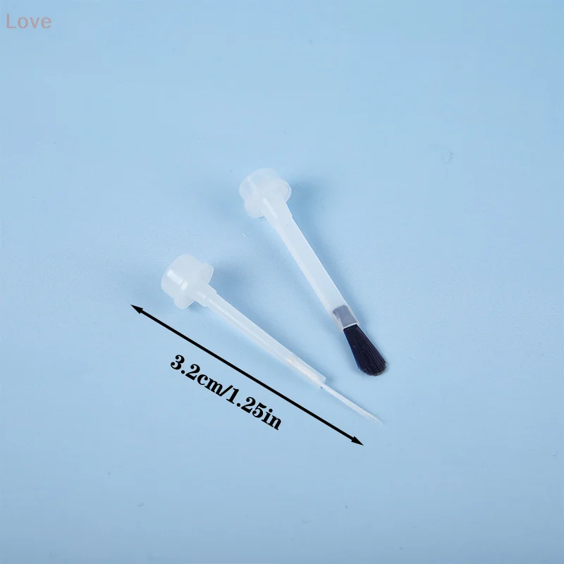[L & P] 10 قطعة استبدال المتاح فرشاة طلاء الأظافر السائل مانيكير تطبيقها فرشاة لغمس مسحوق قاعدة معطف/معطف فوقي