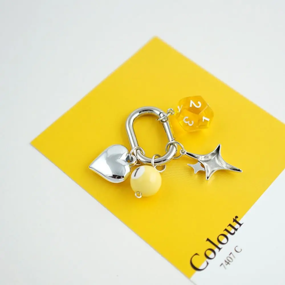 Fashion Billiard Pool Keychain Creative Colorful Mini Billiards Keychains Ins Irregular Table Ball Key Ring Handbag Decoration - Image 3