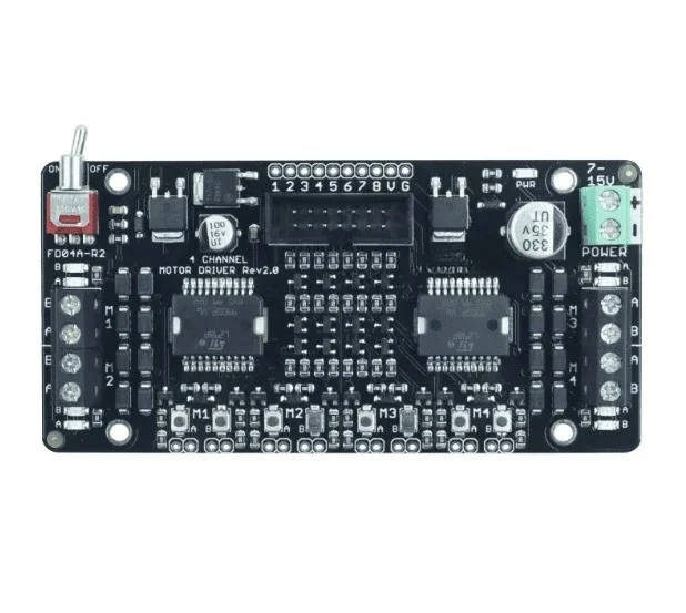 FD04A 1.5Amp 7V-15V DC Motor Driver (4 Channels) Development Tools Modules