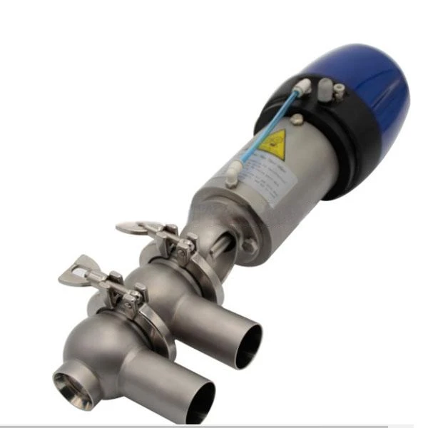 A cost-effective hygienic pneumatic unique hybrid explosion-proof three-body valve designed for hygienic processes