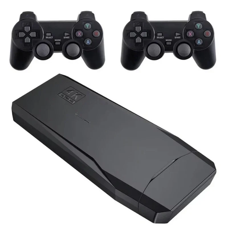Mini retro video game console classic retro portable high definition game console lite game tv stick dual wireless controller