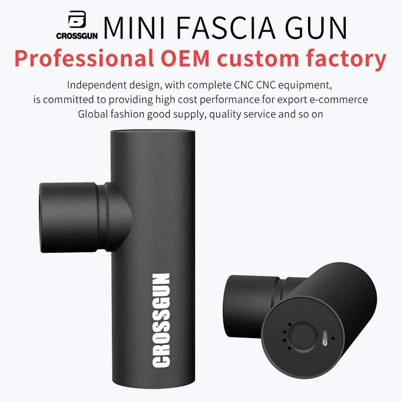 CROSSGUN – Mini pistolet électrique intelligent de Massage du cou, fréquence Variable, Relaxation du corps AI, Fitness, soulagement des douleurs musculaires