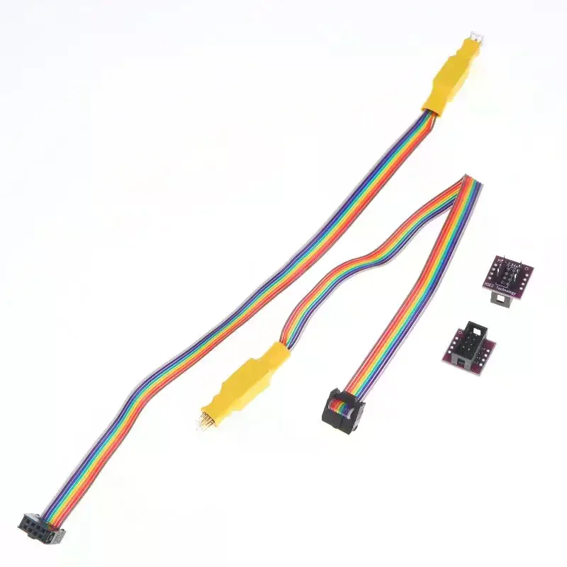 Rainbow Ribbon Cable Test Probe Kit With Stable Connection And Durable Material Perfect For Electronic DIY Circuit Debugging