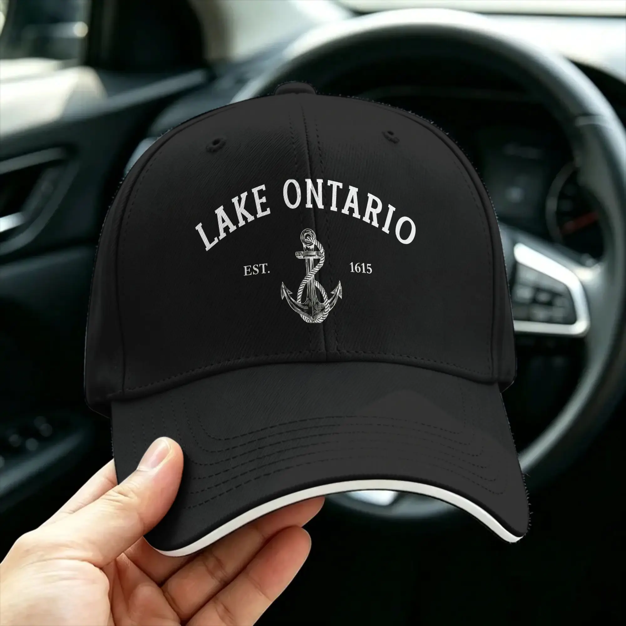 Lake Ontario Canada Sun Baseball Cap Funny Political Summer y2k Funny Trucker Hat For Unisex-Teens Tennis Skate Baseball Caps
