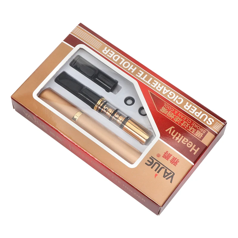 Filtro de Cigarro Lavável Reutilizável, Filtro de Dupla Utilização, Reduzir Alcatrão Fumar, Tabaco, Charutos, Limpeza, Bocal, Fumaça