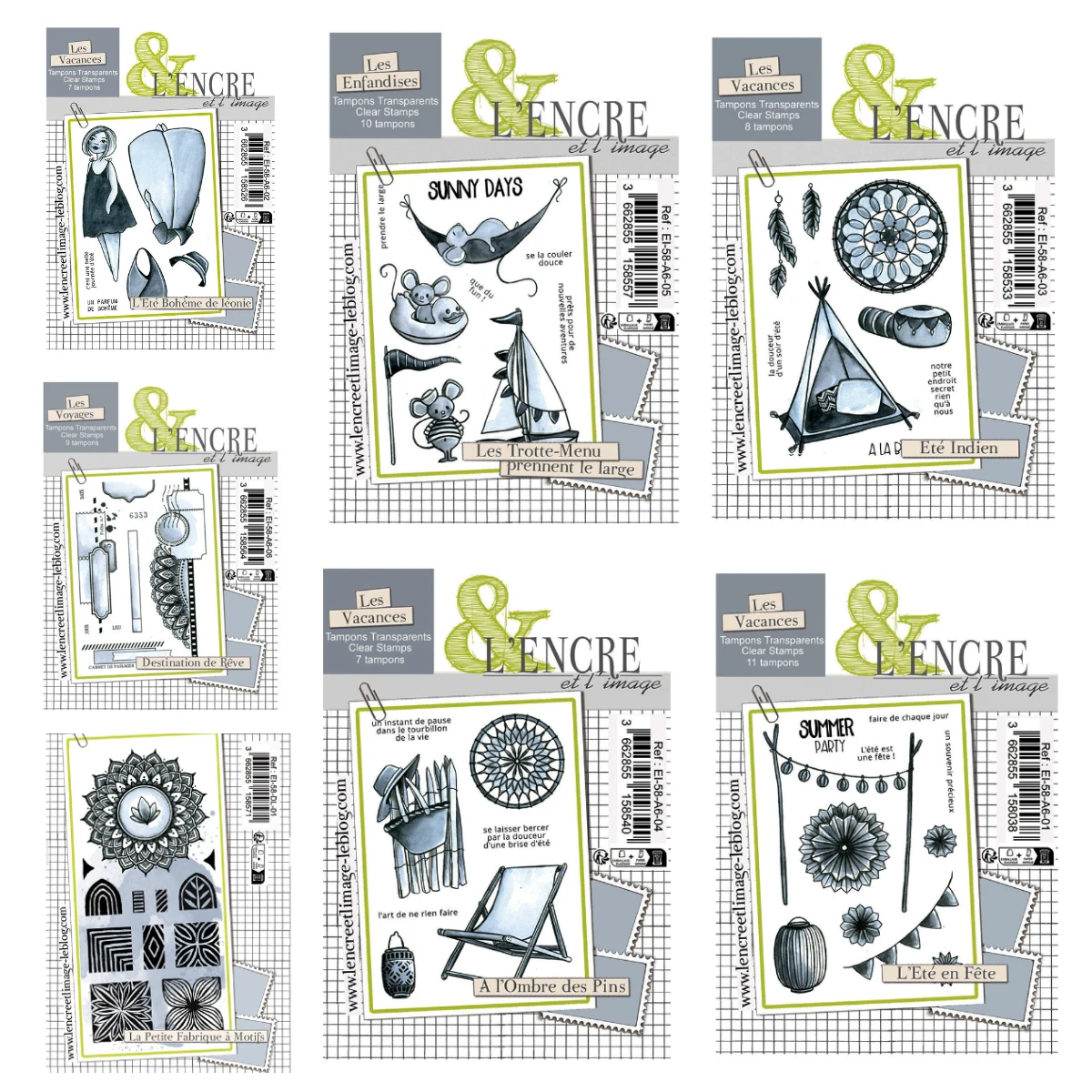 

L'Eté en Fête Stamps Silicone Stamps Diy Scrapbook Diary Decoration Embossed Paper Card Album Craft Template 2026 New Arrival