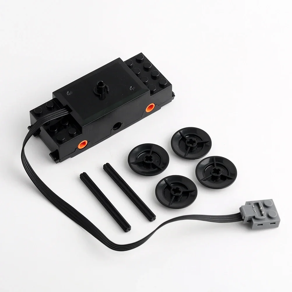 محرك القطار 88002 MOC وظائف الطاقة السلطة حتى مكعبات بناء محرك السرعة التقنية لـ 10254 53401 53400 مسارات السكك الحديدية لتقوم بها بنفسك السيارة