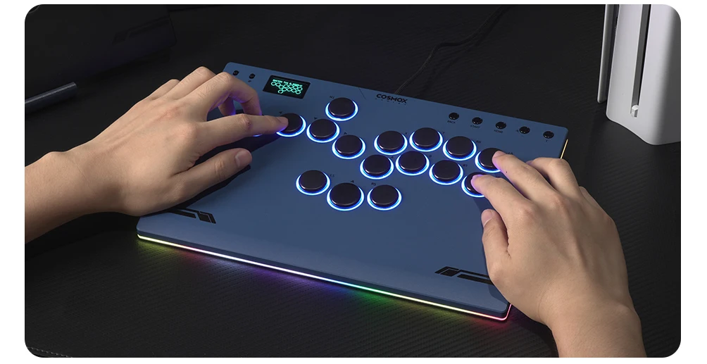 Haute42 M-Ultra Gen 2 Aluminium-Legierung Hebellos-Arcade-Stick Hitbox-Controller für PC/PS4/PS5 Arcade-Hebellos-Controller – Detail 25