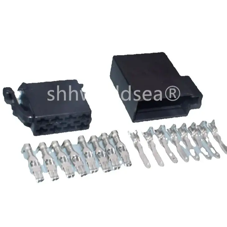 Shhworldsea 8 دبوس 3.5 مللي متر السيارات ذكر أنثى كابل شعبية الصوت القرن لشركة فولكس فاجن CD ISO الأسلاك موصل قابس دبوس 106455 962189-1