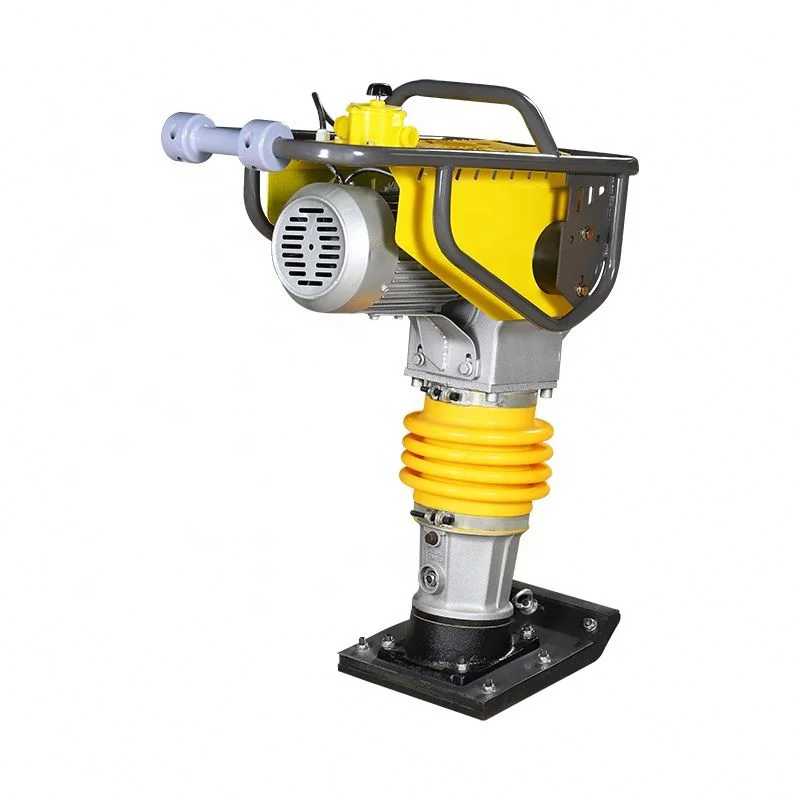 ZZH110 Motor eléctrico Jumping Tamp Vibrating Tamping Rammer Soil Compacción Tierra Herramientas de construcción Precio