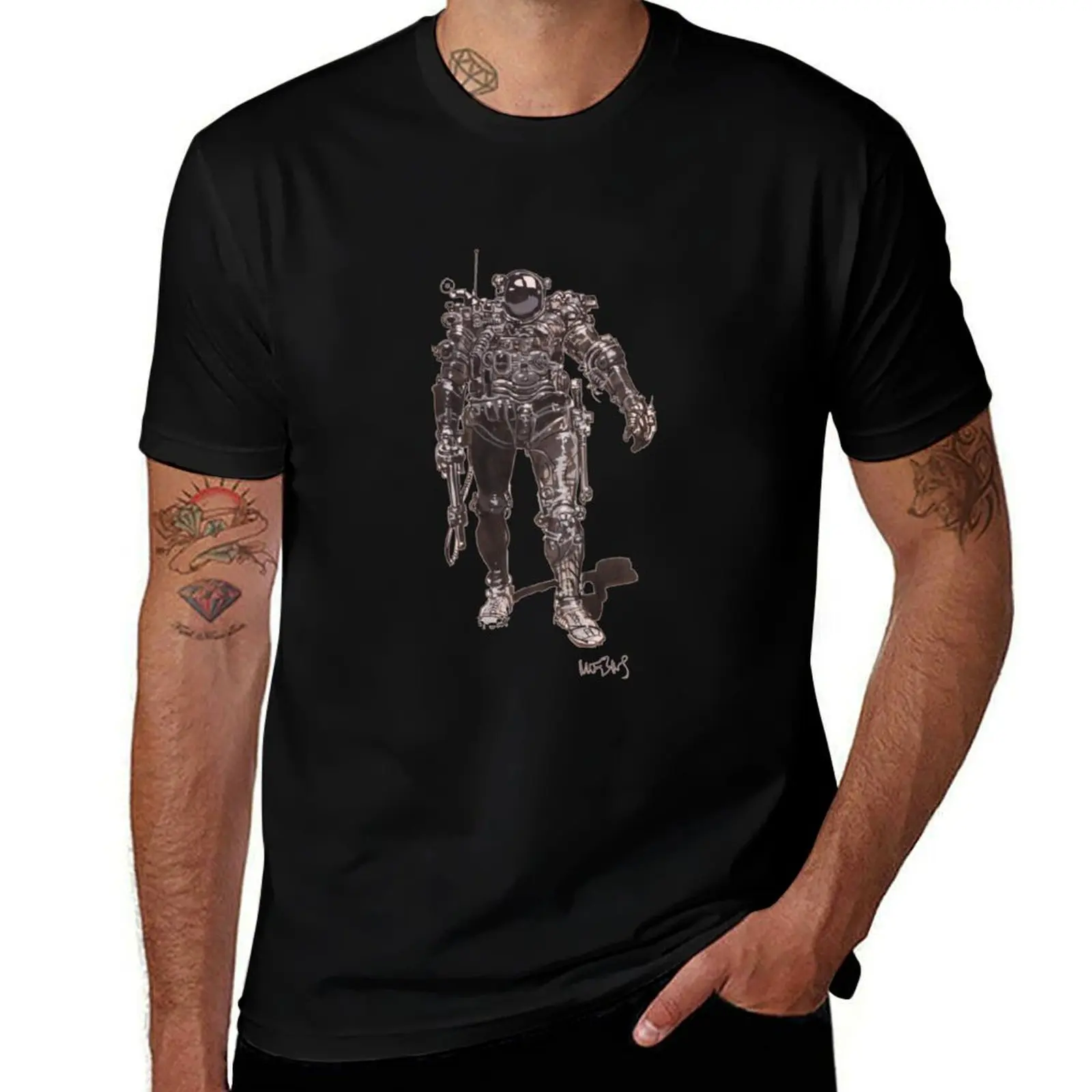 Moebius - Robot Astronaut T-Shirt topping shirts graphic tees tee shirts for men