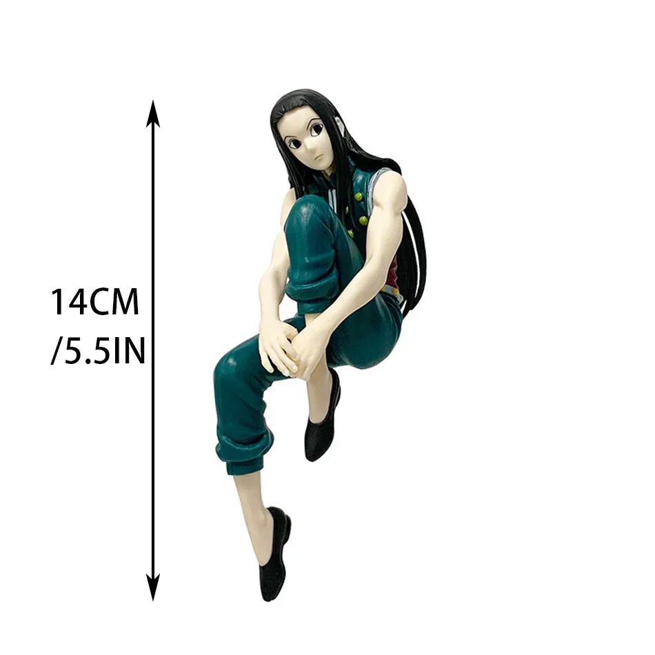 14 cm Hunter×Hunter Anime Figuur Phantom Troupe Hisoka Action Figure Noodle Stopper Kamer Decoratie Noodle Stopper PVC Model Speelgoed