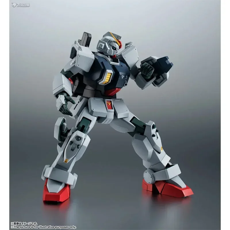 W magazynie Bandai Original Genuine THE ROBOT SPIRITS RX-79 G GUNDAM GROUND TYPE Ver. Zabawki modele Anime figurka kolekcjonerska