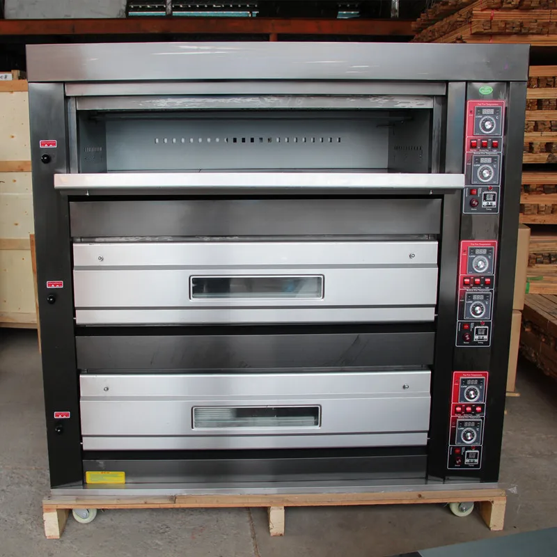 Deck Oven Commercial Deck Oven Bakery Deck Oven Stone Baking Machine Gas Multi-deck for Bread Pizza Shop Custom