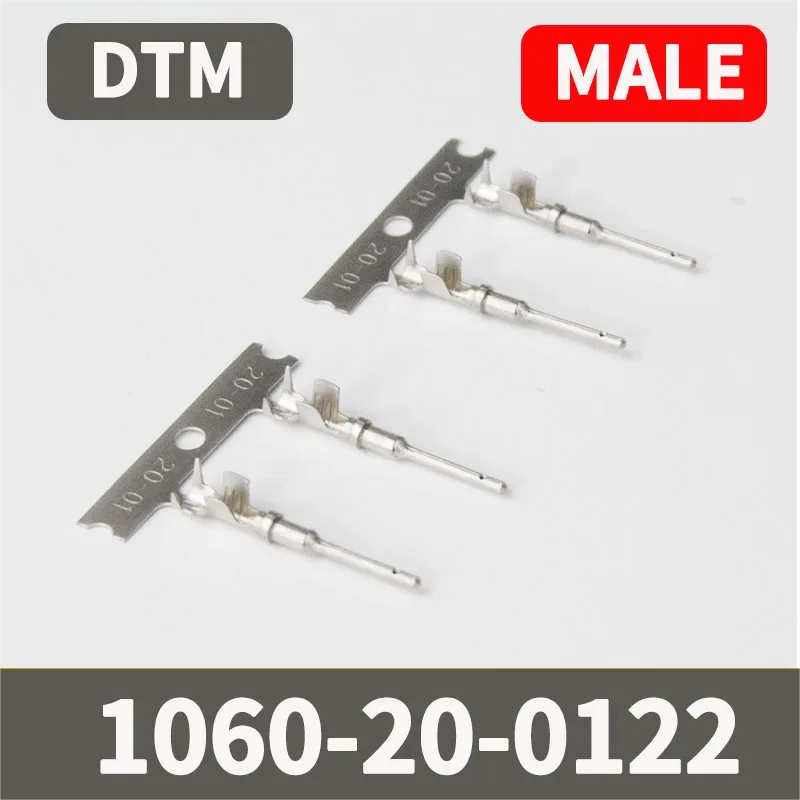 100/500PCS Male Female Terminals DEUTSCH DT/DTM/DTP/JST/AMP/Delphi/ECU Pins 1062-16-0122 1062-12-0166 770520-1 12089307