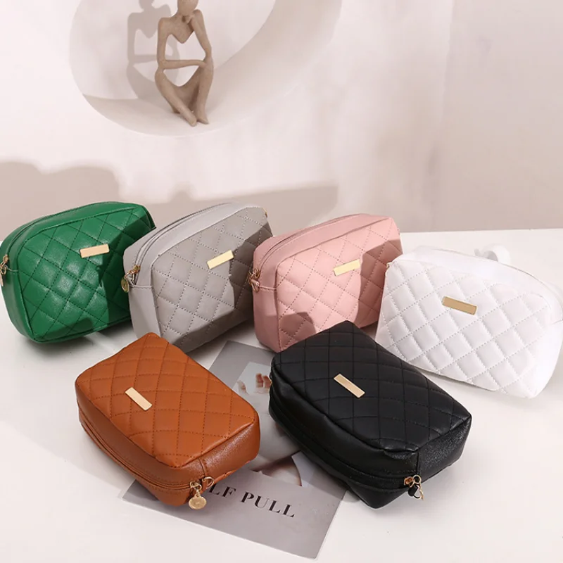 Women Bag Fashion Solid Color Shoulder Crossbody Bag for Women Leather Exquisite Bag Casual Ladies Chain Shopper Handbags Purse