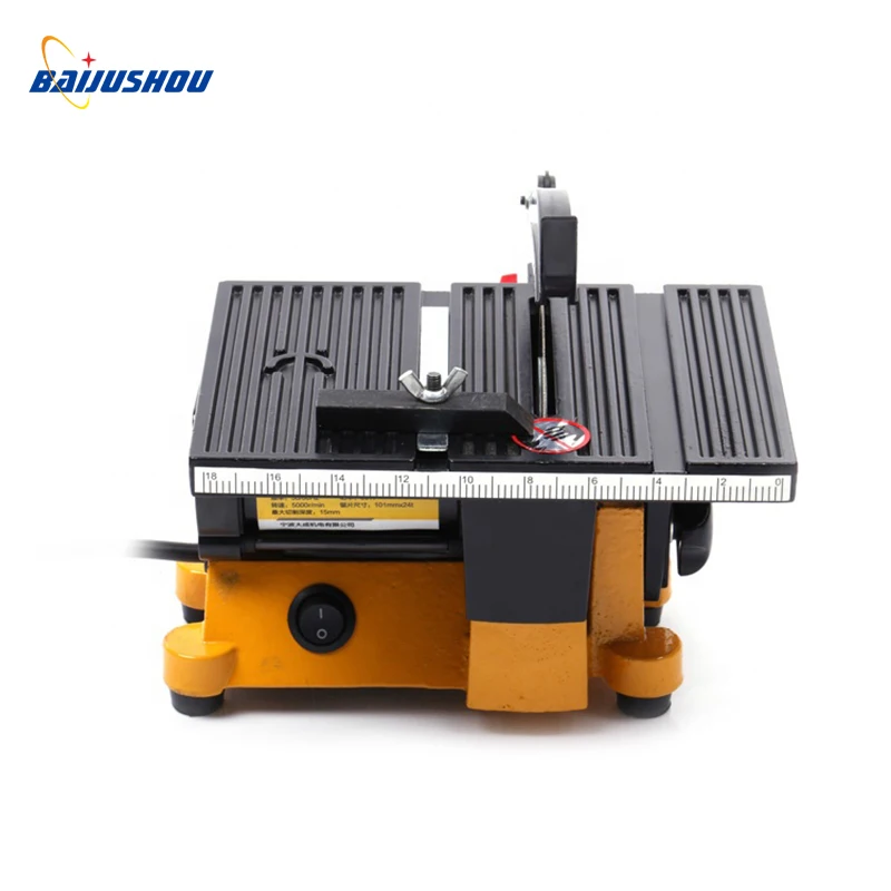 

110V/220V Multifunction Mini Bench Saw For Cutting Wood Copper Aluminium 4" Mini Table Saw Mini Cutting Machine