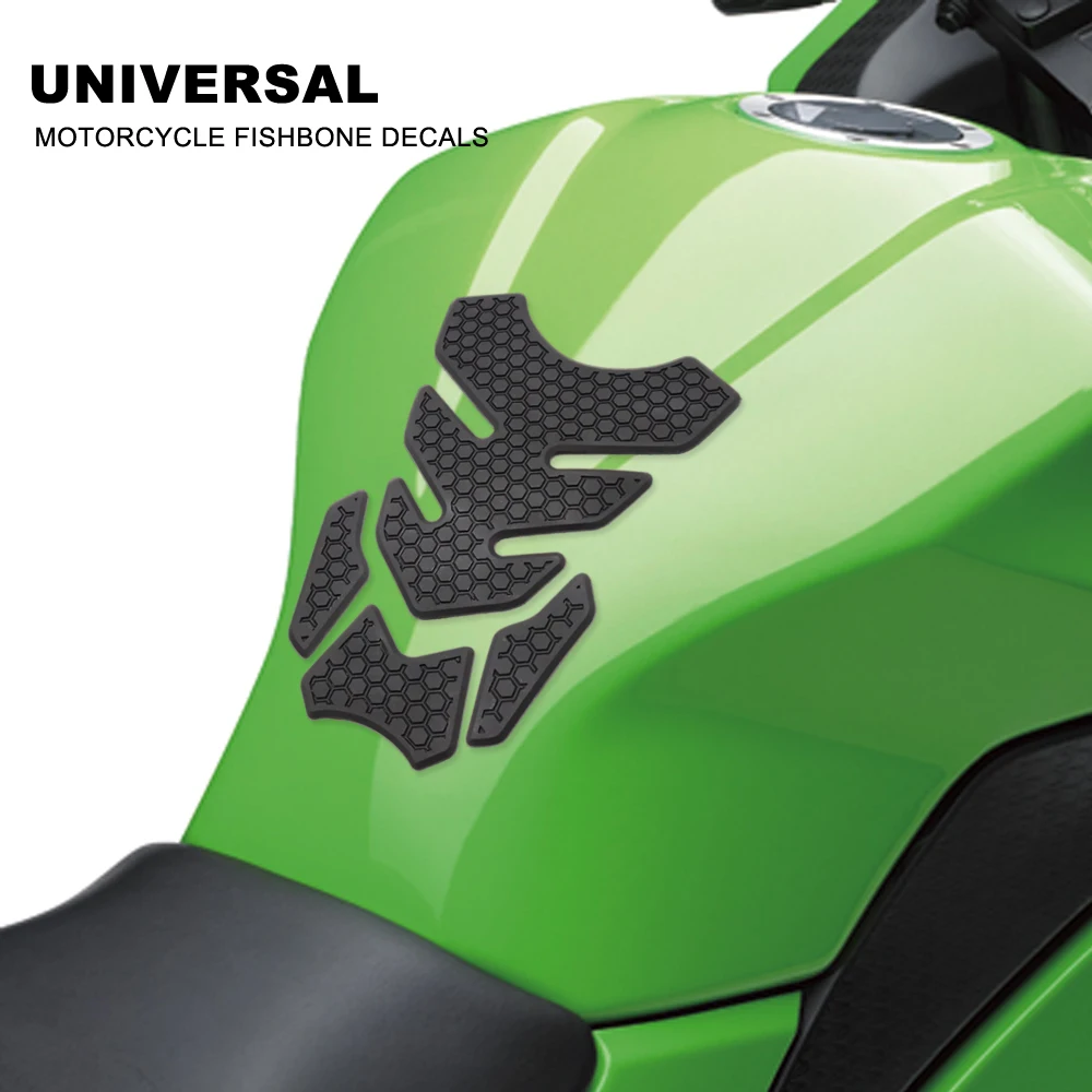 

Universal Motorcycle Fish Bone Sticker Gas Fuel Tank Protector Pad Cover Decal FOR CBR1000RR CBR 1000RR Fireblade 2017-2021