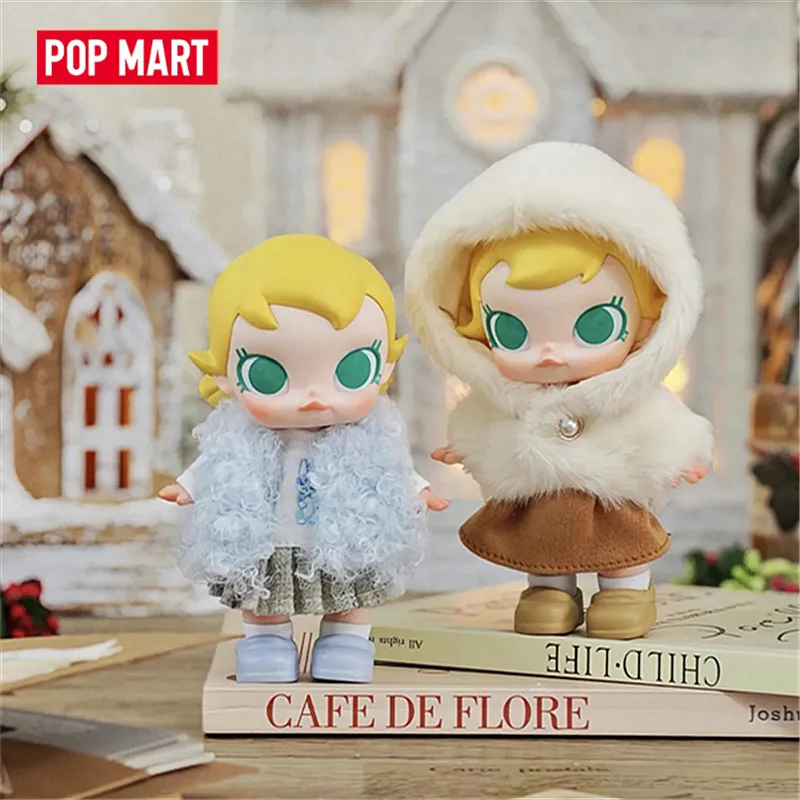 

POPMART Genuine Baby Molly Winter Fit Check Series Vinyl Plush Pendant Blind Box Cute Decor Doll Mystery Box Toy Christmas Gift