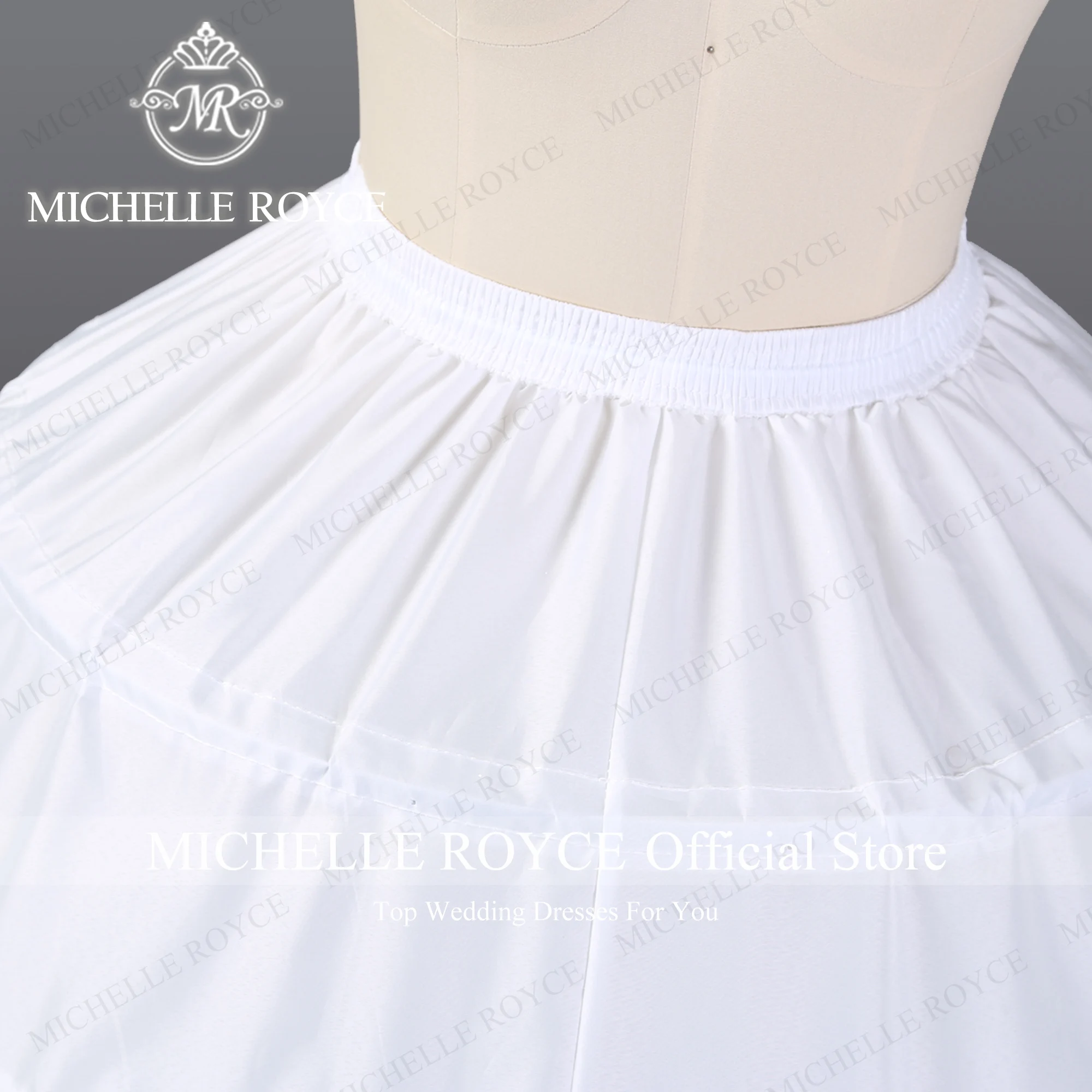 Michelle Royce Extra large and plump Petticoat For Ball Gown Dress Underskirt Half Slips Wedding Accessories