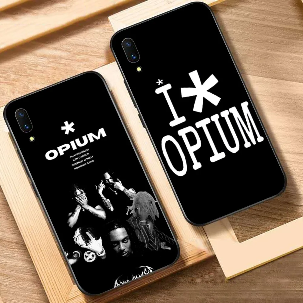 O-Opium Rap Playboi Carti Phone Case For Huawei Y9 6 7 5 Prime Enjoy 7s 7 8 Plus 7a 9e 9plus 8E Lite Psmart Shell