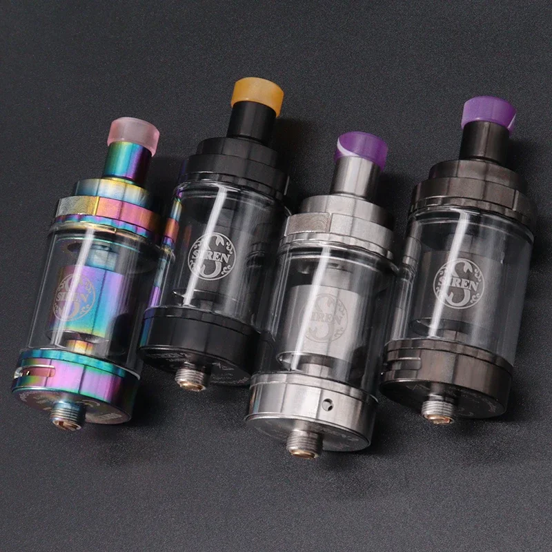 Siren V2 GTA MTL Rebuildable Atomizer RDTA 2ml&Amp Capacity 4.5ml Diameter 22mm/24mm Tank Adjustable Airflow E-cig Atomizer