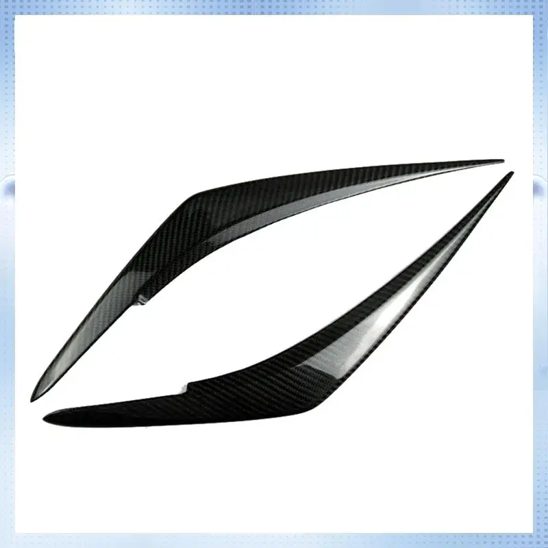 

A51K-Car Front Headlight Eyebrow Head Light Eyelid Eyebrow Carbon Fiber Trim For Subaru Impreza WRX STI 2022-2025