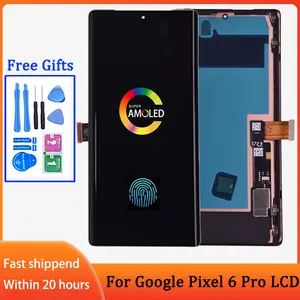 Bilashmart 6.7“AMOLED Google Pixel 6 Pro LCD Display Touch Screen Digitizer Assembly Pixel 6 Pro GLUOG G8VOU GF5KQ LCD Replace