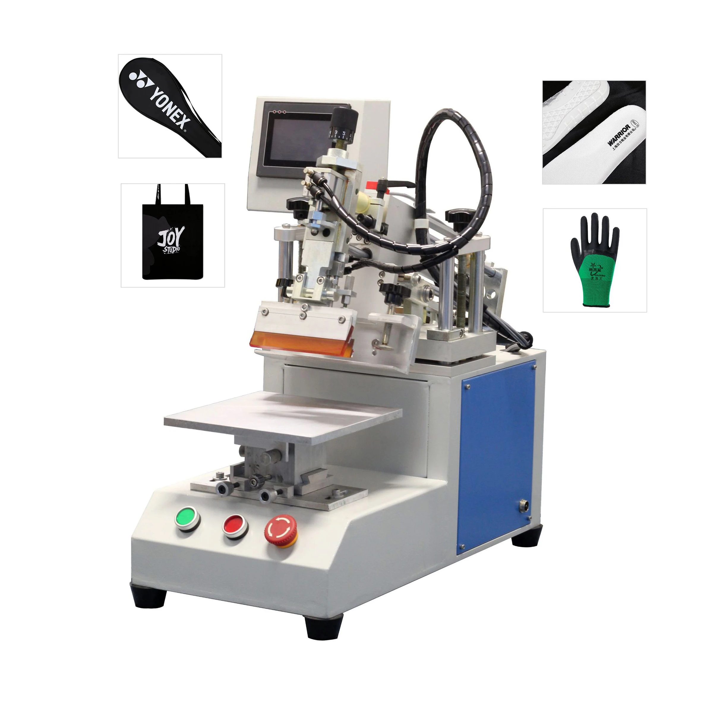 Semi Automatic Plastic Hardware Acrylic Screen Printer Sunglasses Shoe Pad Silk Printing Machine