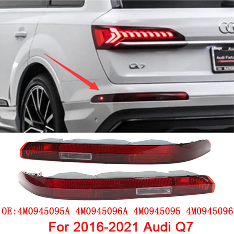 

Для 2016-2021 Audi Q7 4M0945096 4M0945096 Автомобильный задний стоп-сигнал для предотвращения столкновений, задний предупреждающий стоп, светодиодный сигнальный фонарь