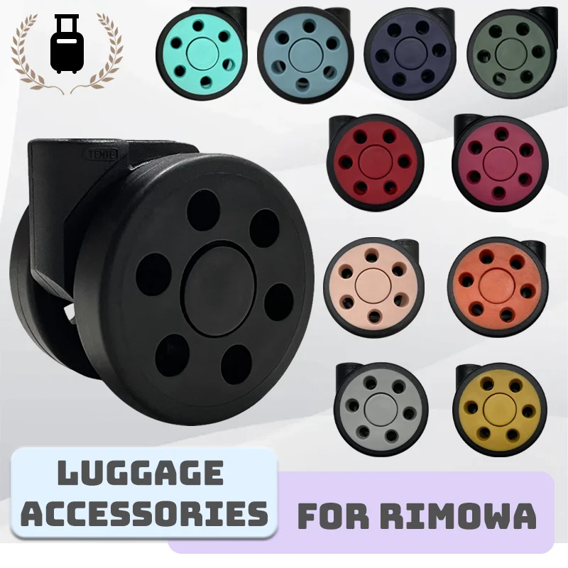 Suitable for Rimowa Spare Parts 50mm Universal Wheel Replacement Suitcase Silent Shock Absorbing Wheel Accessories Wheel Casters