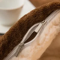 Wool Throw Blanket Keep Warm Winter Bed Blankets Double Sided Queen Duvet Cover Camping Double Bed Cover Bedspread On The Bed 4
