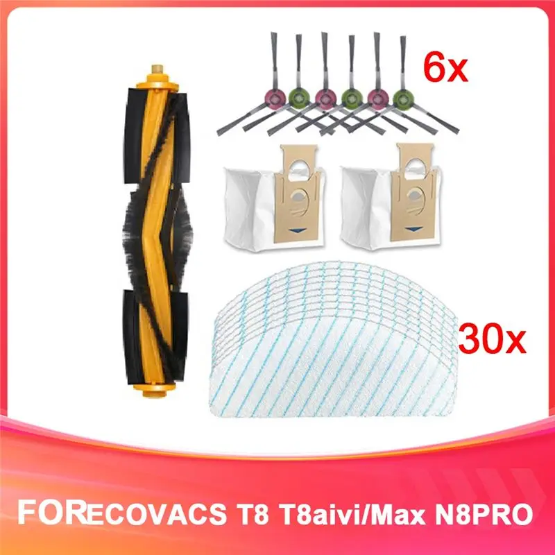 AEE4-For ECOVACS T8 T8aivi/Max N8PRO Replacement Consumables Sweeper Consumables.