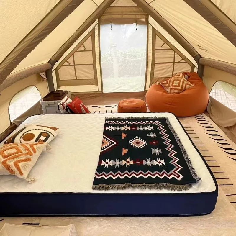 เต็นท์แคมป์ปิ้งกันน้ำขนาดใหญ่ เต็นท์ลม เต็นท์เป่าลม สำหรับนักท่องเที่ยว กิจกรรมกลางแจ้ง ผ้าอ็อกซ์ฟอร์ด คุณภาพสูง