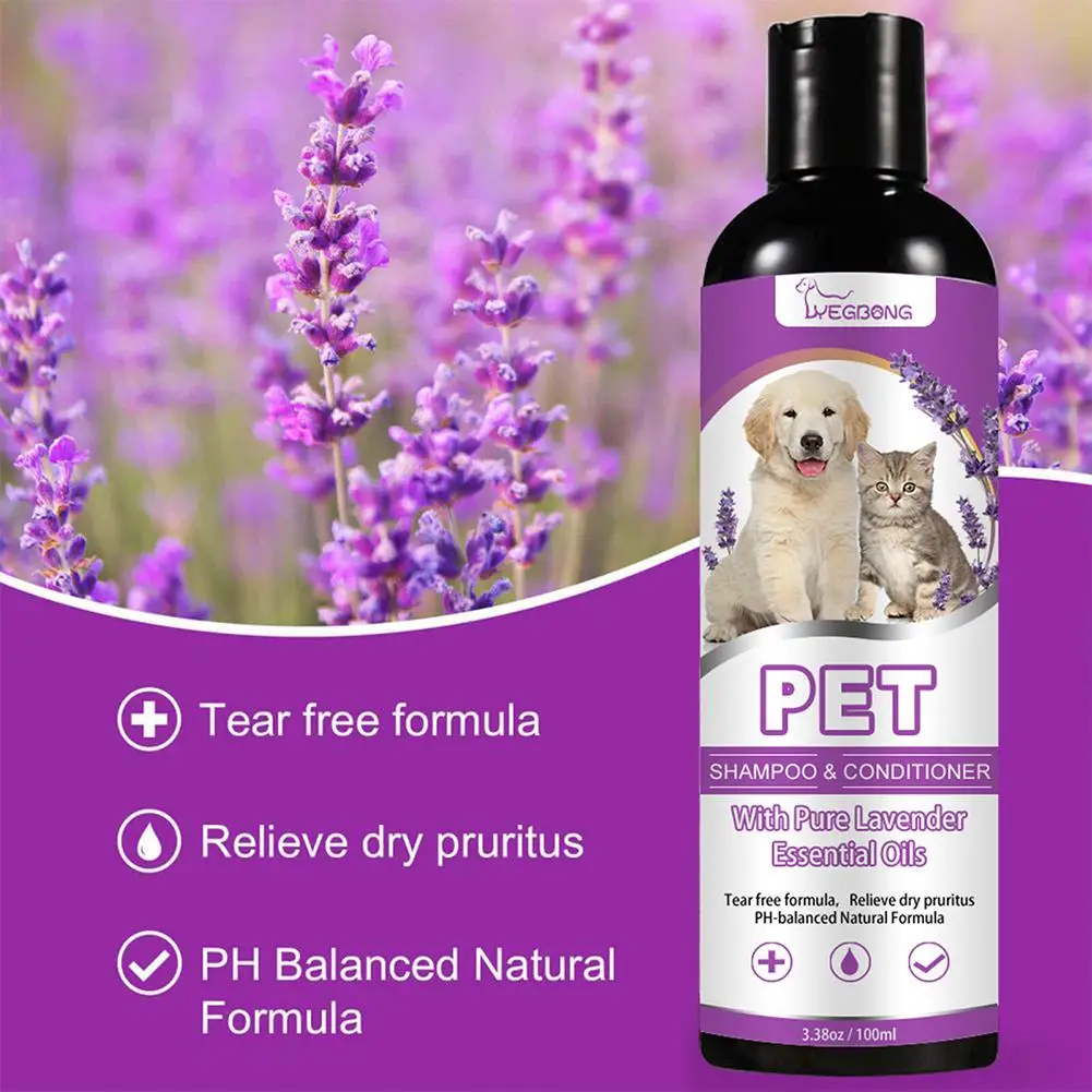 Pet Shampoo Dog Hair Softening Shampoo Puppy Cat Body Wash Deodorization Kitten Itch Relief Anti Mite Ticks Pet Hair Care Liquid