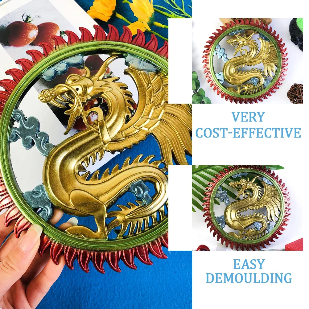 

Dragon Silicone Mold Resin Epoxy Casting Molds DIY Craft Decor Durable Flexible Creative Special Gift Making Dragon