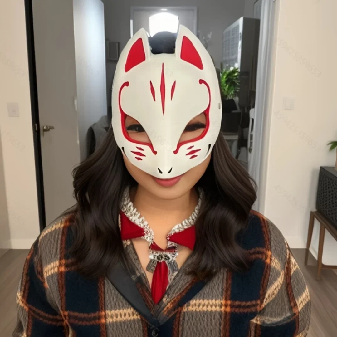 

Yusuke Kitagawa FOX P5 Mask Halloween Christmas Cosplay Party Mask Prop Decoration Character Accessories