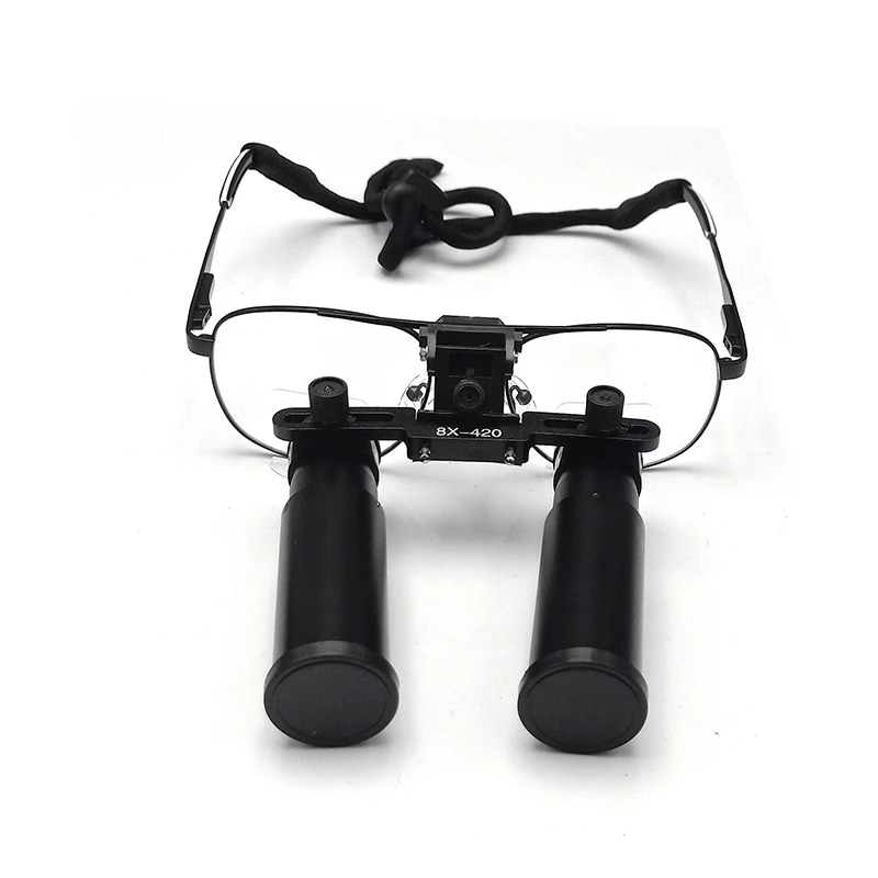 8X High Power Kepler Binocular Loupe Medical Dental Surgical ENT Microsurgery Optical Magnifier