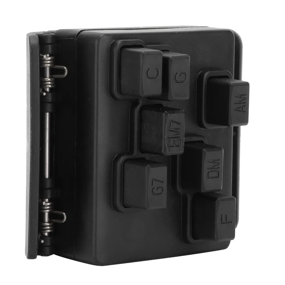 ​Clip-on ​Chord Trainer​ ​Beginner Friendly​ Easy to install ​Assisted Learning Tool​ Black ​Acoustic Guitar Compatible