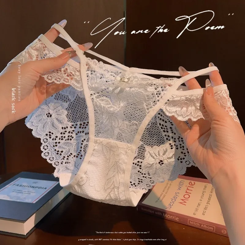 

SP & CITY, сексуальное женское нижнее белье с цветочной вышивкой, кружевные прозрачные трусики с низкой талией, хлопковые дышащие трусы с промежностью