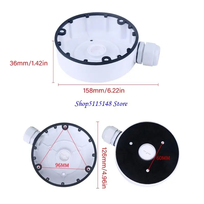 F3Ma Dome Cameratura della telecamera in lega Acqua resistente all'occultamento del filo organizzato