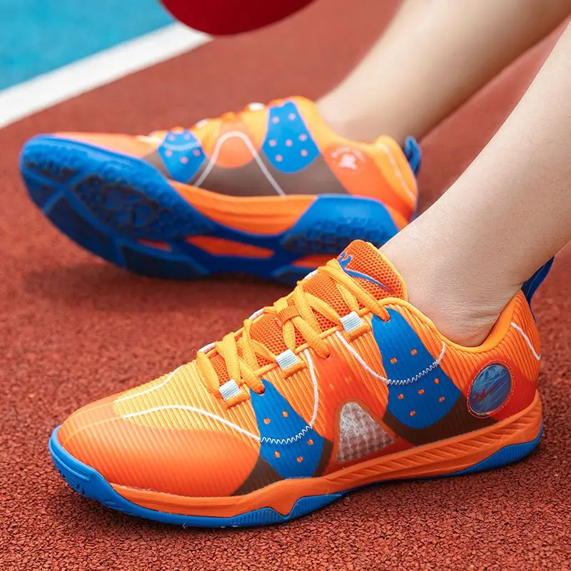 Tênis de mesa profissional sapatos esportivos masculinos e femininos antiderrapantes tênis de tamanho grande leve sapato de badminton