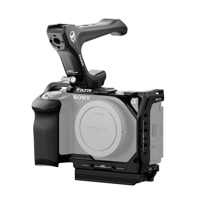 Tilta Voor Sony ZV-E1 Zve1 Kooi Camera Kit Zilver TA-T35-A-S Met Siliconen Grip Dslr Rig Koude Schoen Nato Handvat